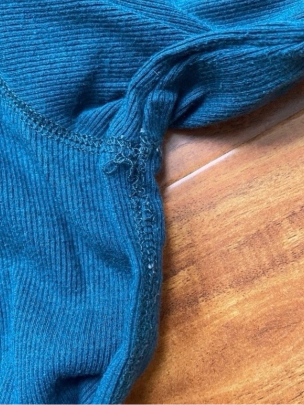 3/$25 Old Navy Women's Teal Soft Ribbed Stretch Long Sleeve Top Size XXL Casual - Picture 7 of 12